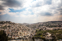 view of Jerusalem suburbs 