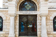 Door to Church of St. Peter in Jerusalem