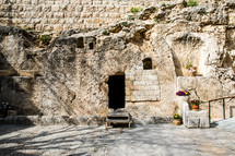 entrance to a home in Jerusalem 