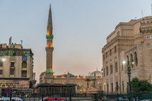 Famous mosque in Cairo 