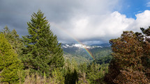 rainbow over Redwood Creek 