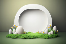 Easter Background Frame
