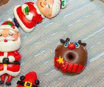 Christmas bread characters