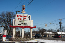 Penguin Point, an American drive-in diner.