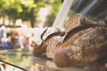 bread in a Paris bakery 