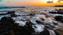 Kauai tide at dawn 