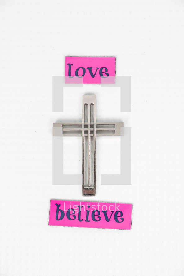 cross, love, believe 