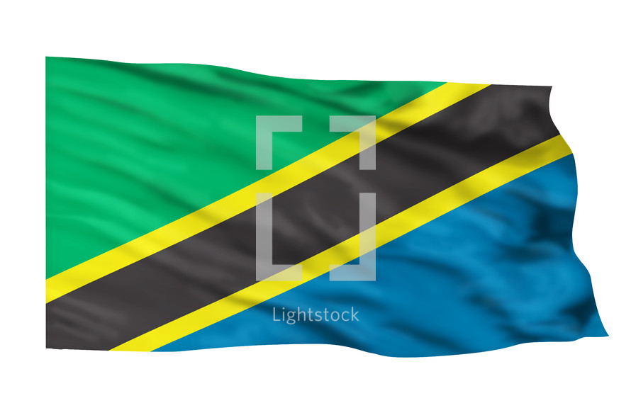 Flag of Tanzania.