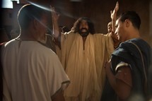 Jesus in Temple Courts
