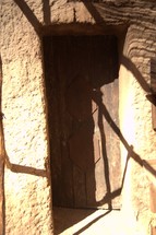 door to a house in biblical times 