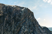a rock peak 