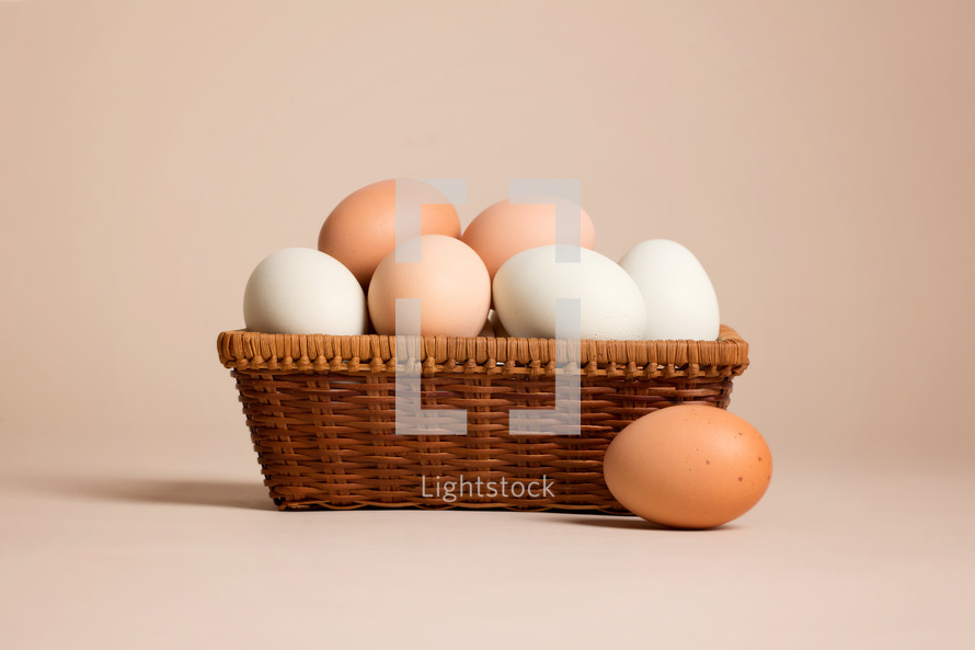 basket of eggs 