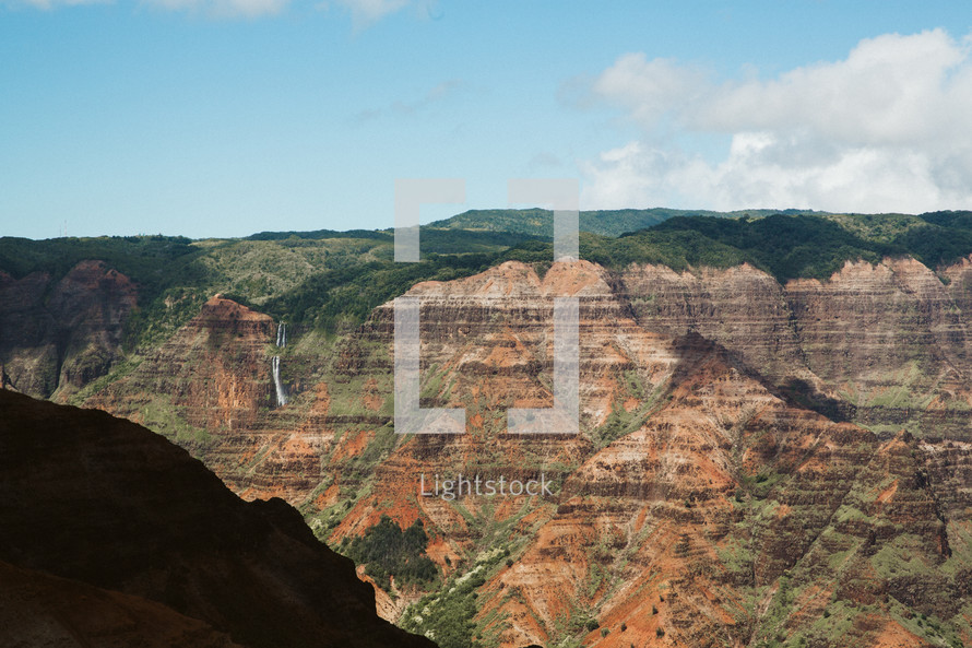 landscape of Waimea Canyon, Hawaii