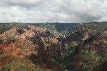 landscape of Waimea Canyon, Hawaii