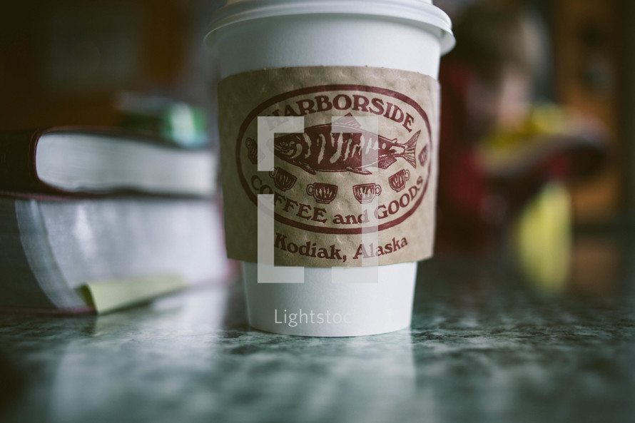 coffee cup - Harborside Coffee and Goods