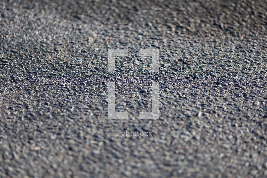 Close up texture of asphalt road