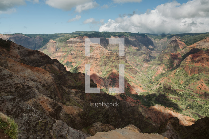 landscape of Waimea Canyon, Hawaii