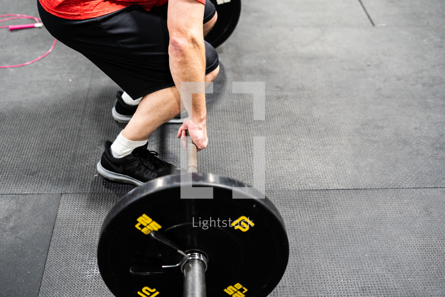 lifting weights 