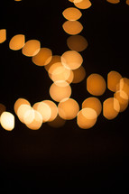 bokeh Christmas lights 