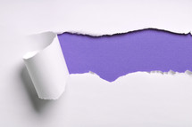 ripped paper purple 