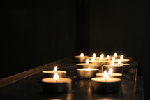 Candles burning  