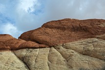 multi-layered red rocks