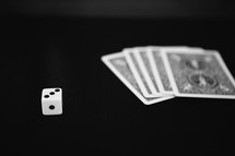 cards and dice 