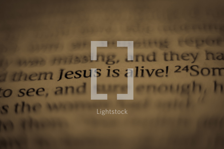 Jesus is alive!