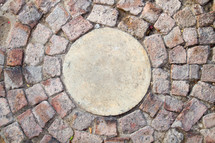 pavers in a circle 