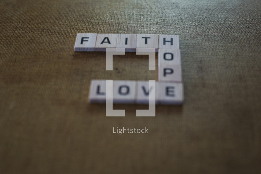 faith, hope and love 