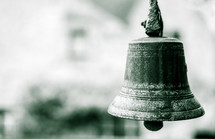 a hanging bell 