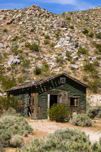 old house in a desert 