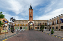 Square of Navarro, in Oropesa, Castilla la Mancha