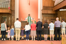 receiving communion 