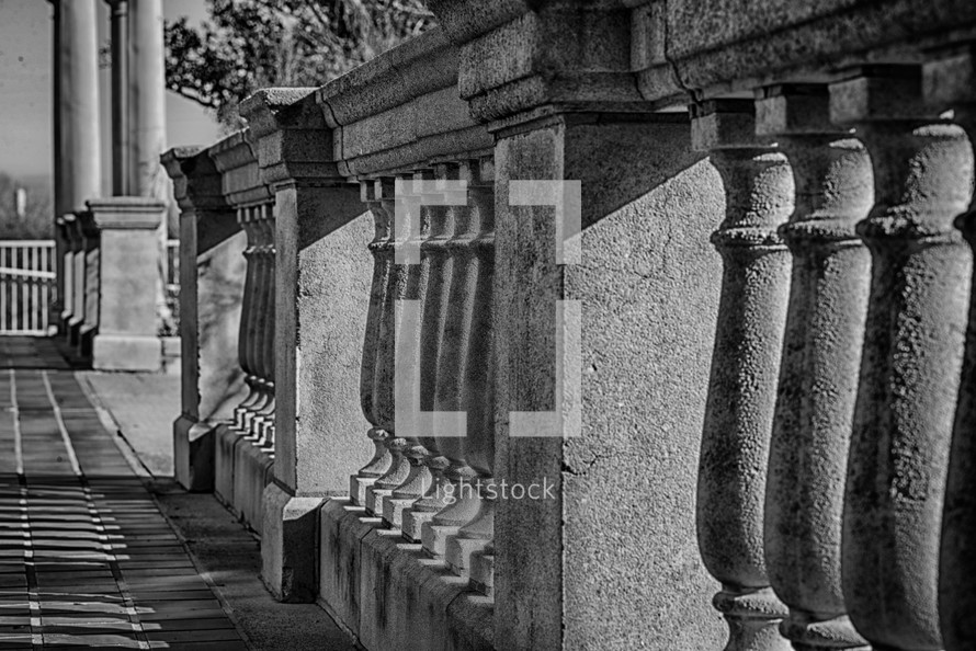 stone railings 
