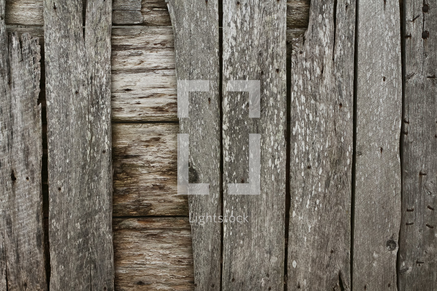 old weathered gray wood 
