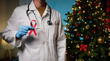 Cancer fight inside a hospital during Christmas 
