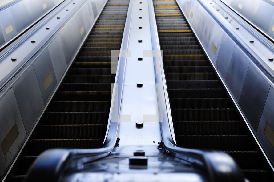 escalator stairs. 