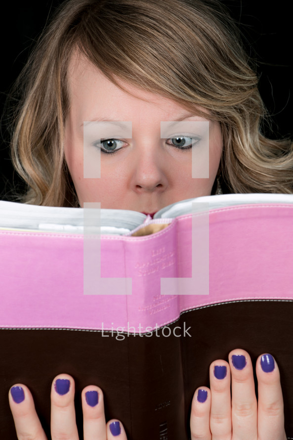 woman reading a Book 