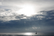 sailboat on a calm sea 