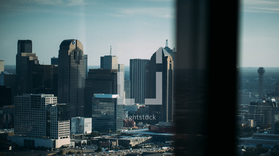 Skyscrapers and buildings in Dallas 
