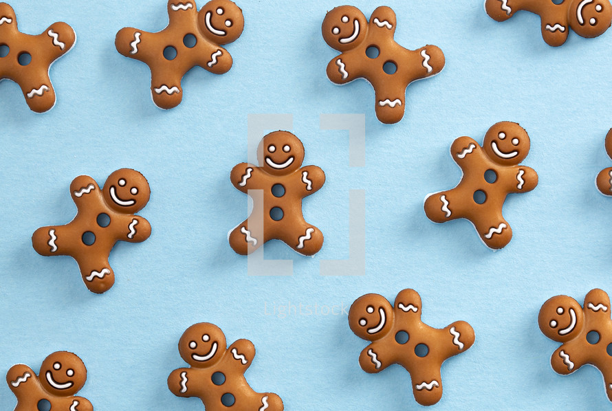gingerbread cookies pattern 