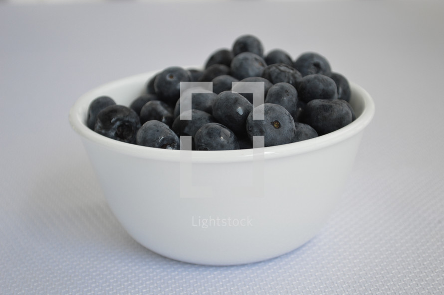 bowl of blueberries 