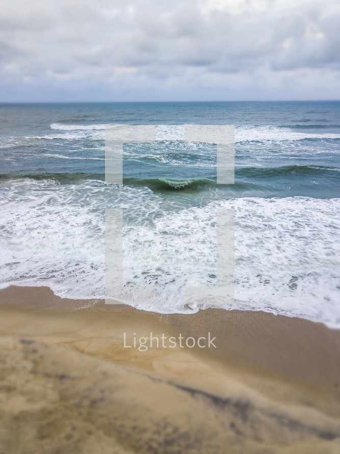 tide on a beach 