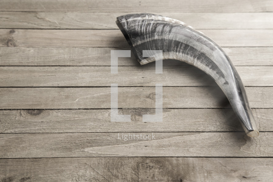The Shofar is a Hollowed Ram's Horn Used to Call People to Repentance
