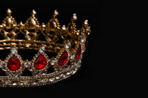 jewel studded crown 