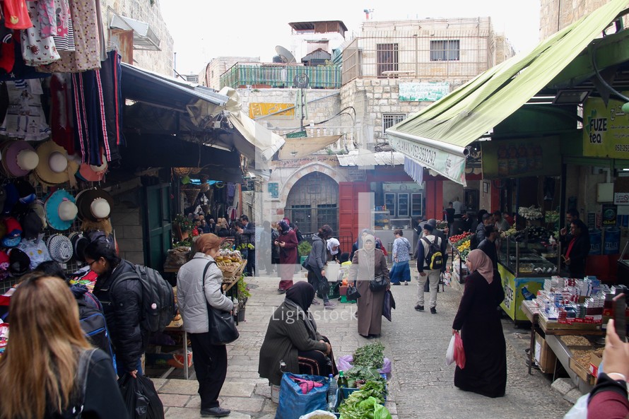 street market in Jerusalem 