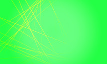 green background with yellow laser streaks 