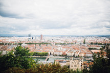 View of Lyon, France 