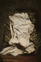The manger of Jesus' birth - swaddling clothes